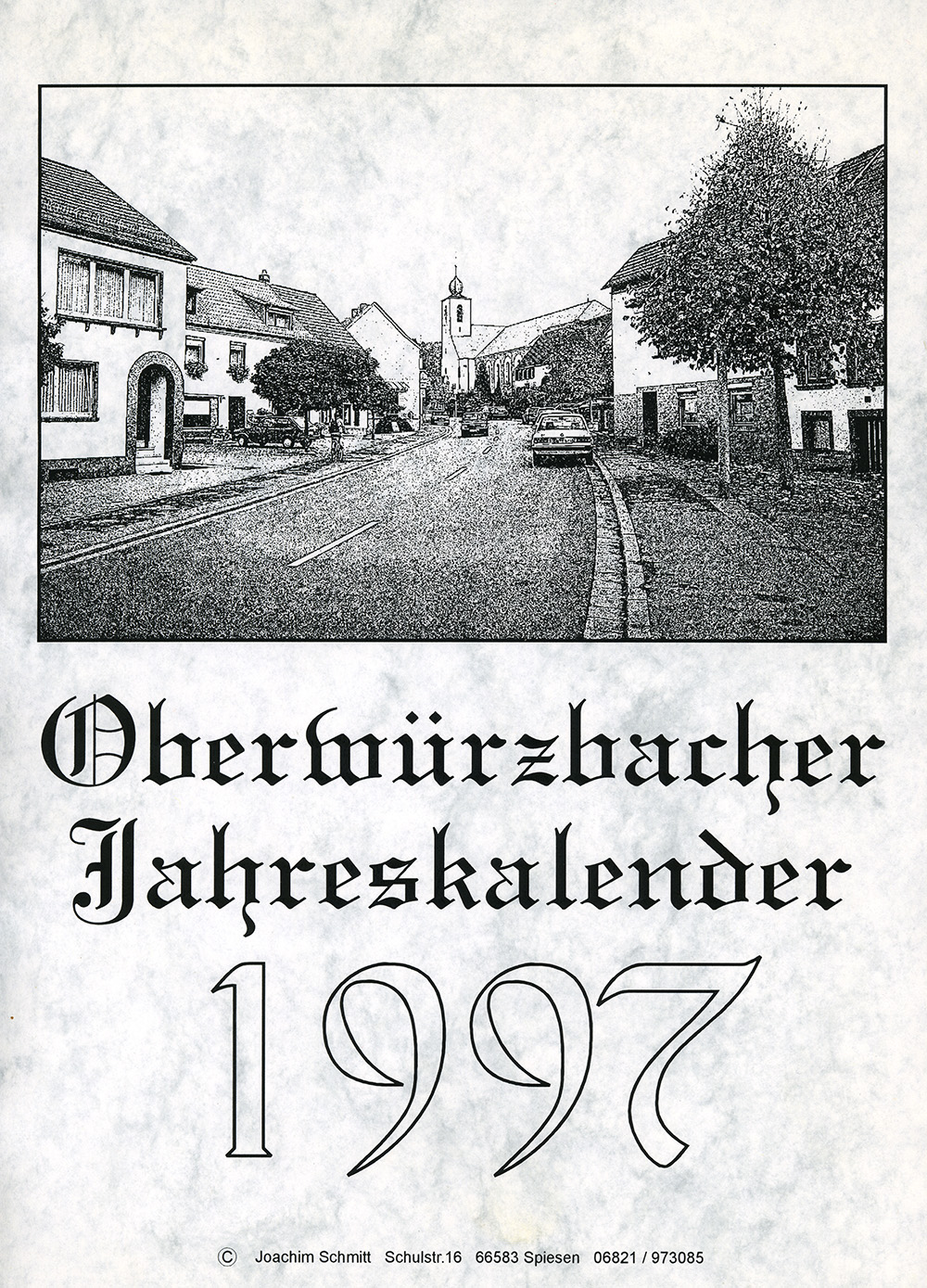 Titelblatt Heimatkalender Oberw&uuml;rzbach 1997