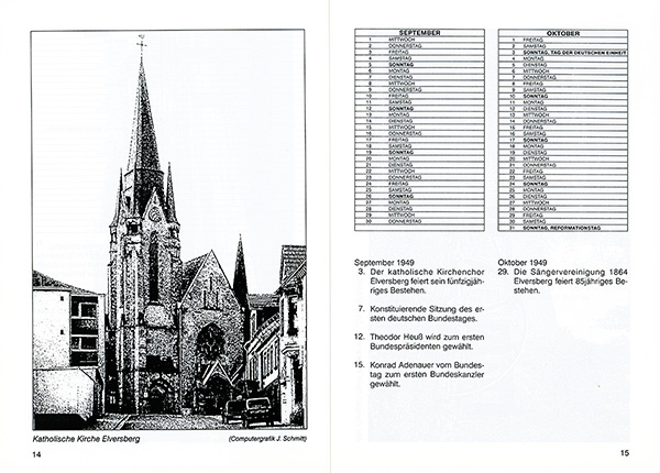 Kalendarium Spiesen-Elversberger Heimatkalender 1997
