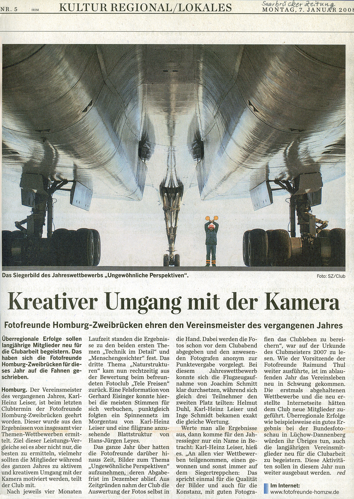 Joachim Schmitt Angekommen in der Saarbr&uuml;cker Zeitung