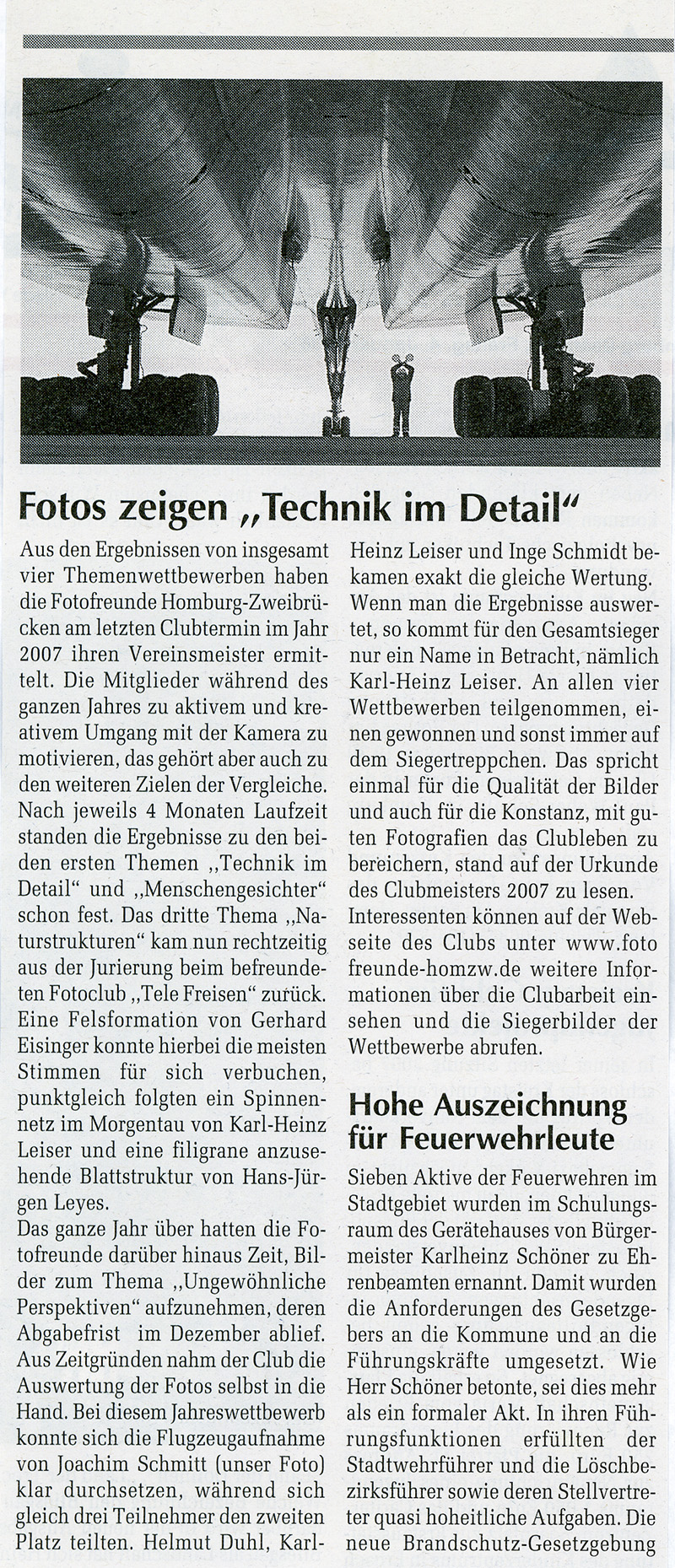 Joachim Schmitt Angekommen im Kreisanzeiger Homburg