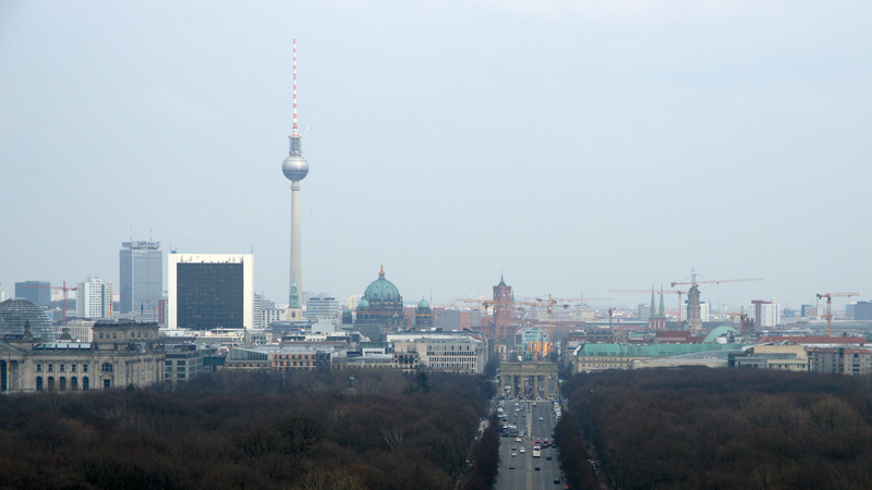 Auf der Siegessäule 