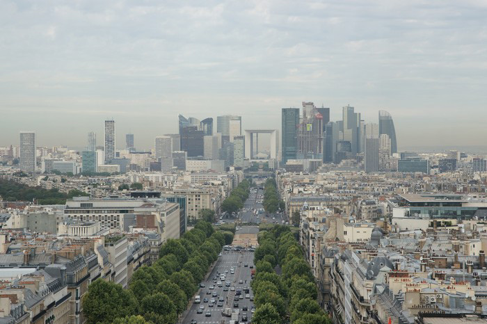 Av de la grande Armee und La Defense