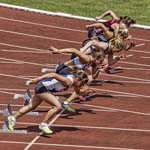 100 Meter Startschuss 3